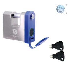 Ổ Khóa Cầu Ngang Vân Tay Chống Cắt Chống Nước Chống Trộm Thông Minh Exsmith Epl655