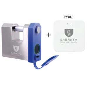 Ổ Khóa Cầu Ngang Vân Tay Chống Cắt Chống Nước Chống Trộm Thông Minh Exsmith Epl655