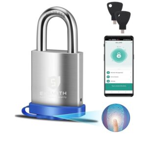 Ổ Khóa Vân Tay Móc Treo Cửa Cổng Chống Nước Ngoài Trời Exsmith Epl265