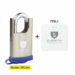 Ổ Khóa Vân Tay Móc Treo Cửa Cổng Chống Nước Ngoài Trời Exsmith Epl364 và bộ kết nối internet cho khóa TYBL1