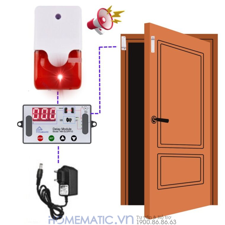 Bộ Cảm Biến Mở Cửa S1c Báo động Chống Quên đóng Cửa Bộ Cảm Biến Mở Cửa S1c Báo động Chống Quên đóng Cửa