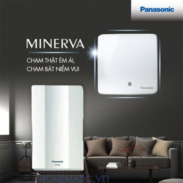 Bộ Chuông Cửa Cao Cấp Panasonic Chuông điện Có Dây Wmt54