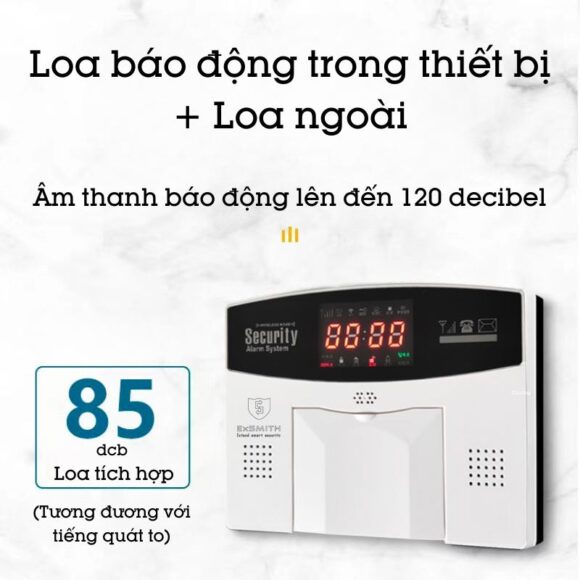 Hệ Thống Hàng Rào Chống Trộm Báo Về điện Thoại Exsmith Es1720ab