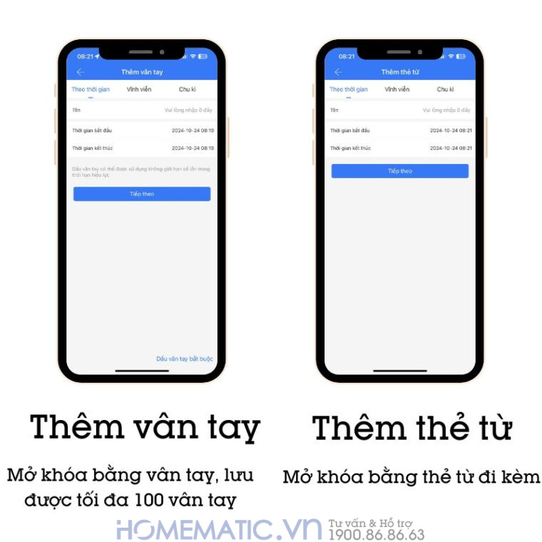 Khóa Vân Tay Cửa Kính Cường Lực Thông Minh Không Khoan đục Exsmith Jd-s1 thêm vân tay và thẻ từ