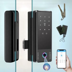 Khóa Vân Tay Cửa Kính Cường Lực Thông Minh Không Khoan đục Exsmith Jd-s1