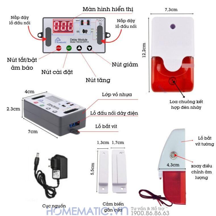 Bộ Cảm Biến Mở Cửa S1c Báo động Chống Quên đóng Cửa mô tả tính năng Bộ Cảm Biến Mở Cửa S1c Báo động Chống Quên đóng Cửa mô tả tính năng