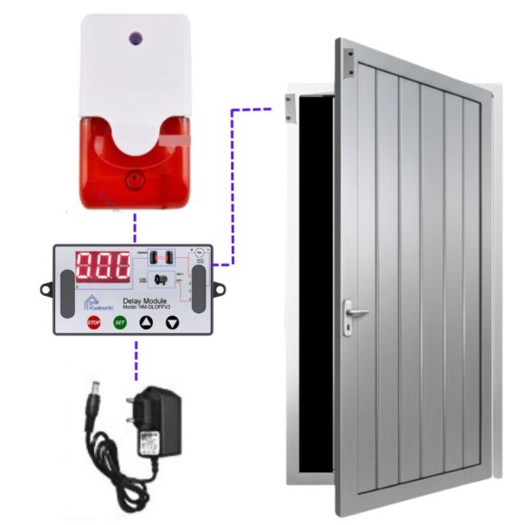 Bộ Cảm Biến Mở Cửa S1c Báo động Chống Quên đóng Cửa sắt kim loại