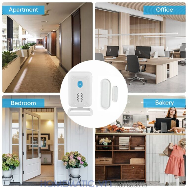 Chuông Báo Khách Cho Cửa Hàng Khi Mở Cửa Phát Nhạc Mp3 Mspirv1(2)