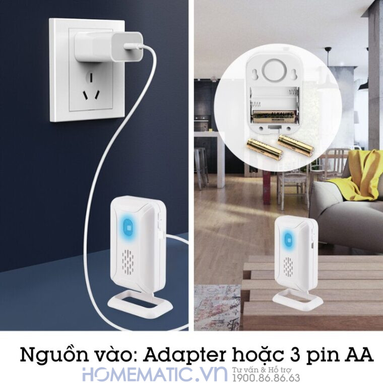 Chuông Báo Khách Cho Cửa Hàng Khi Mở Cửa Phát Nhạc Mp3 Mspirv1(2)