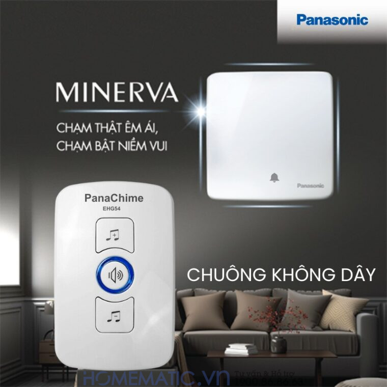 Chuông Cửa Không Dây Nút Bấm Panasonic Dùng Pin Cao Cấp Panachime Ehg54 Chuông Cửa Không Dây Nút Bấm Panasonic Dùng Pin Cao Cấp Panachime Ehg54