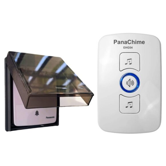 Chuông Cửa Không Dây Nút Bấm Panasonic Dùng Pin Cao Cấp Panachime Ehg54 bộ 1 nút bấm 1 loa chuông chống nước