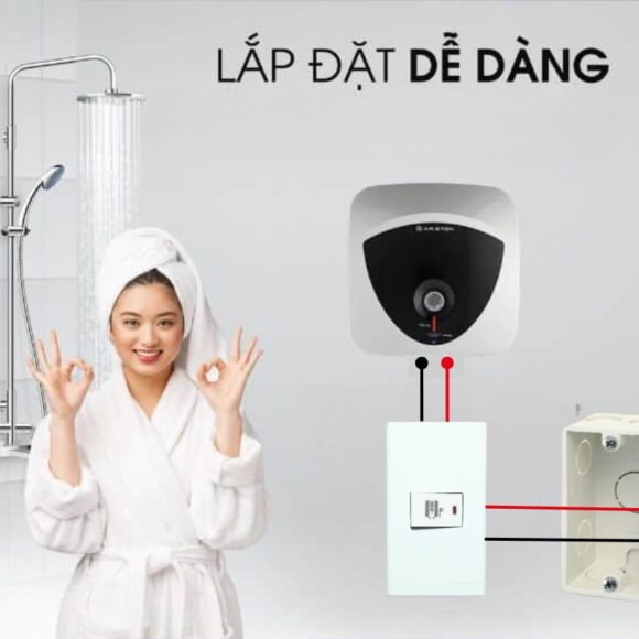 Hạt Công Tắc Bình Nóng Lạnh Panasonic 20a Có đèn Báo