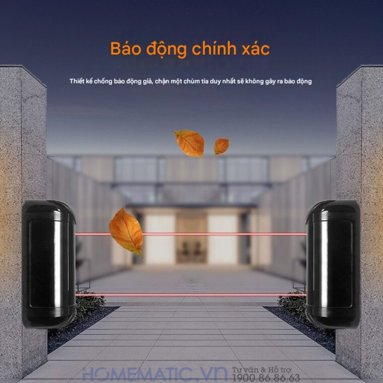Bộ Hàng Rào điện Tử Hồng Ngoại Báo động Chống Trộm Boleesch Abt-100v3f