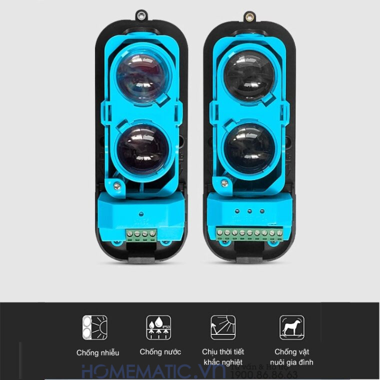 Bộ Hàng Rào điện Tử Hồng Ngoại Báo động Chống Trộm Boleesch Abt-100v3f