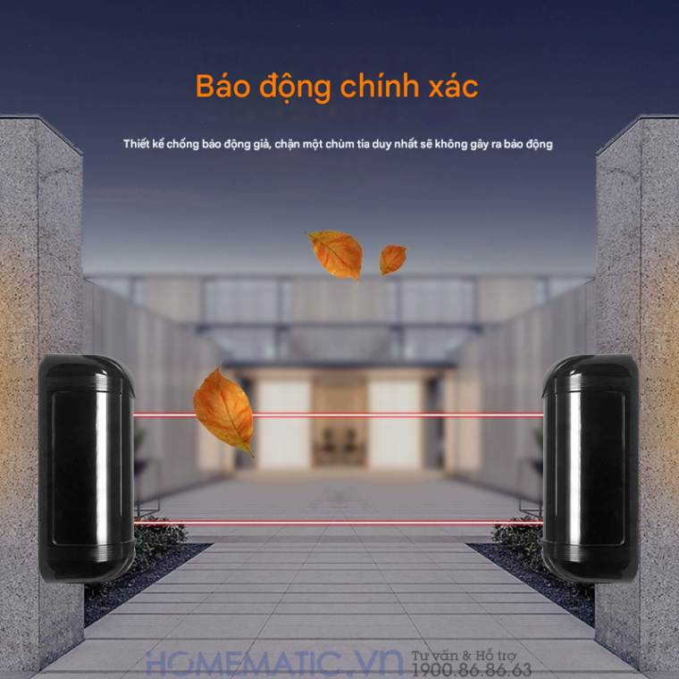 Bộ Hàng Rào điện Tử Hồng Ngoại Báo động Chống Trộm Boleesch Abt-100v3f