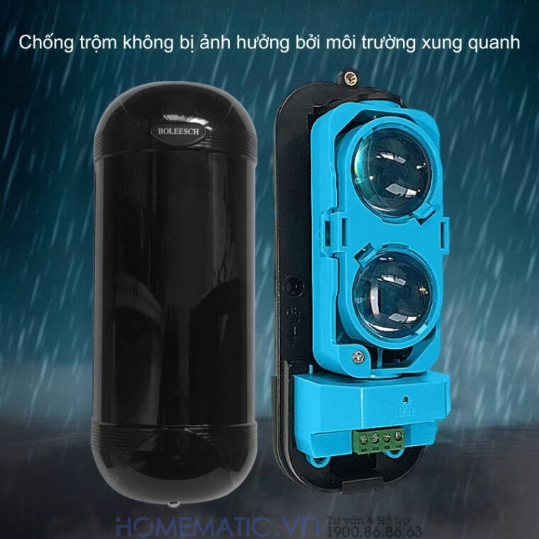 Bộ Hàng Rào điện Tử Hồng Ngoại Báo động Chống Trộm Boleesch Abt-100v3f