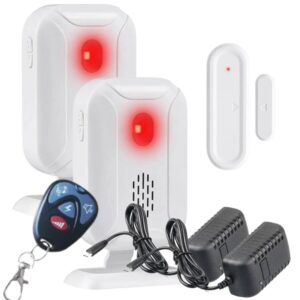Chuông Báo Khách Cho Cửa Hàng Khi Mở Cửa Phát Nhạc Mp3 Tiếng Việt Mspir01(2) bộ 1 cảm biến 2 loa + nguồn + remote