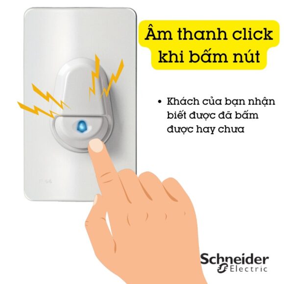 Chuông điện Schneider Electric Bộ Chuông Cửa Có Dây A3031wbp