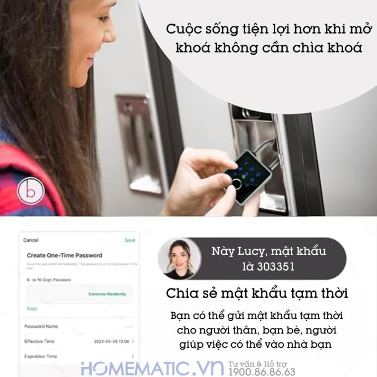 Ổ Khóa Thẻ Từ Mật Khẩu Mã Số Vân Tay Thông Minh Hỗ Trợ Chìa Cơ Exsmith T55d