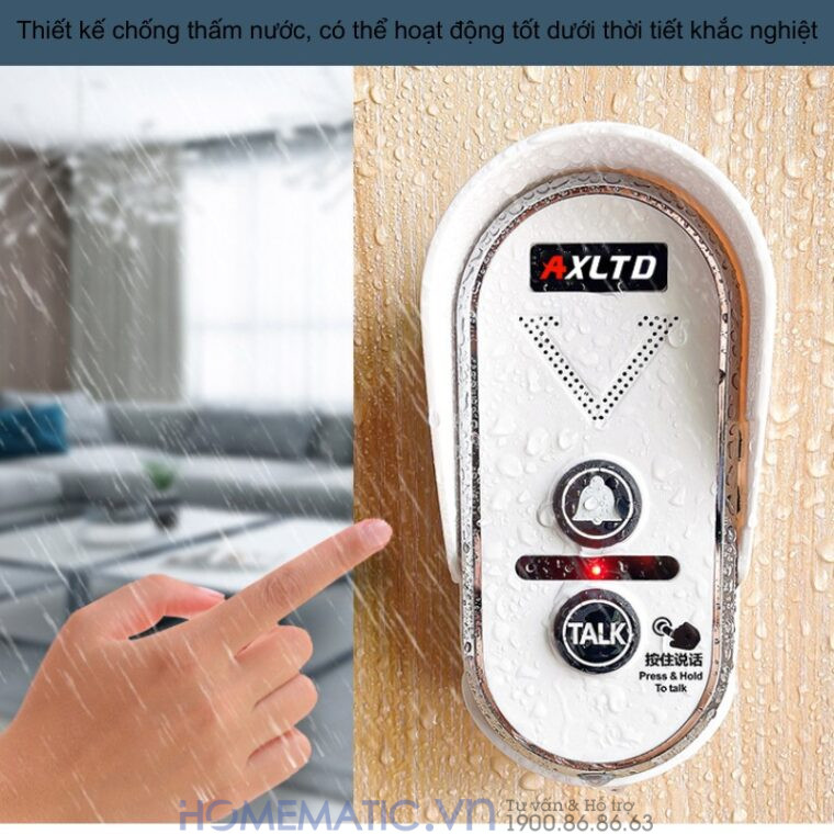 Chuông Cửa Không Dây đàm Thoại 2 Chiều Khoảng Cách Xa Axltd T1920 Chuông Cửa Không Dây đàm Thoại 2 Chiều Khoảng Cách Xa Axltd T1920