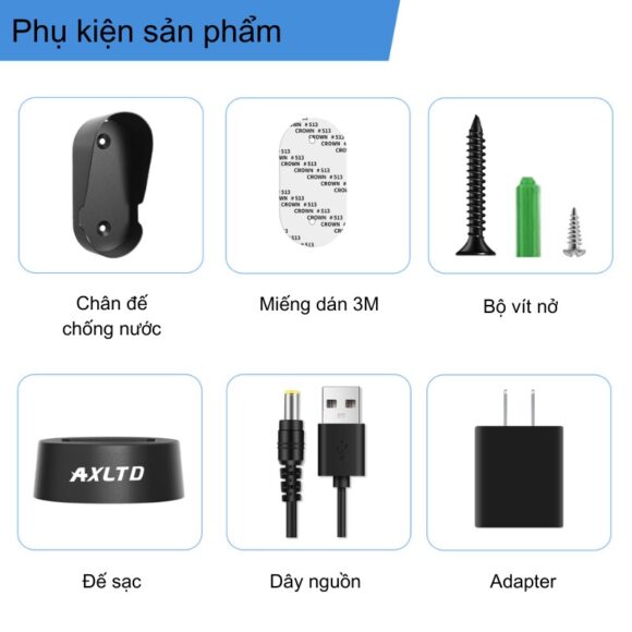 Chuông Cửa Không Dây đàm Thoại 2 Chiều Khoảng Cách Xa Axltd T1920