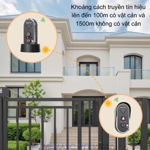 Chuông Cửa Không Dây đàm Thoại 2 Chiều Khoảng Cách Xa Axltd T1920