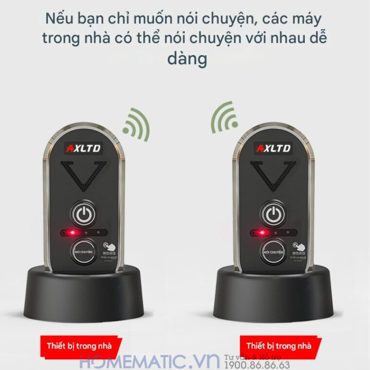 Chuông Cửa Không Dây đàm Thoại 2 Chiều Khoảng Cách Xa Axltd T1920