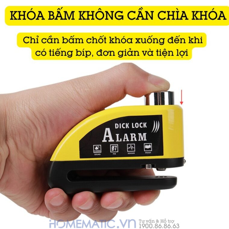 Khóa đĩa Xe Máy Chống Trộm