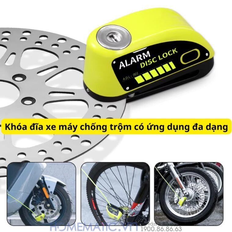 Khóa đĩa Xe Máy Chống Trộm