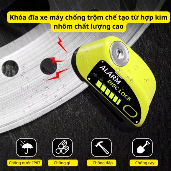 Khóa đĩa Xe Máy Chống Trộm