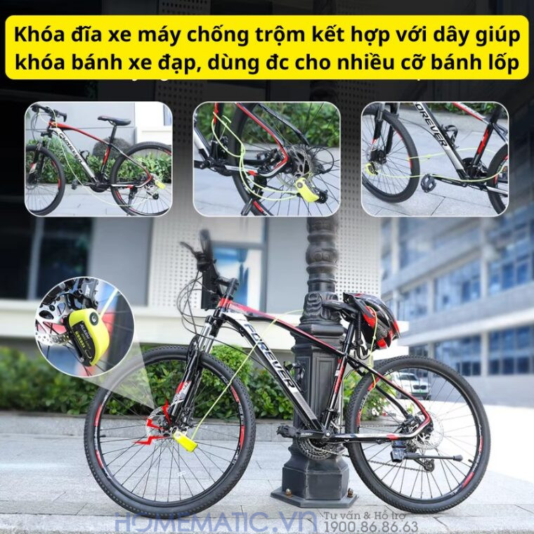 Khóa đĩa Xe Máy Chống Trộm