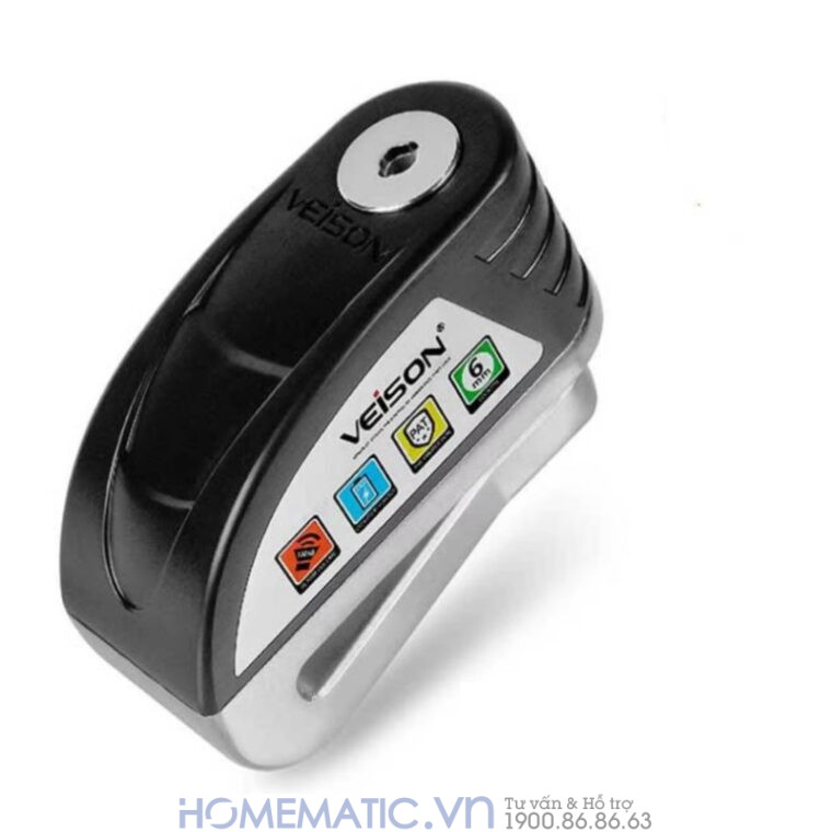 Khóa đĩa Xe Máy Có Còi Hú 2 Chế độ Veison Dx19v2
