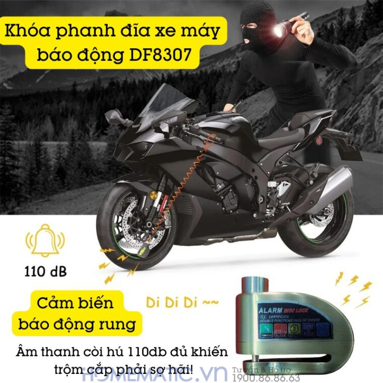 Khóa Phanh đĩa Xe Máy