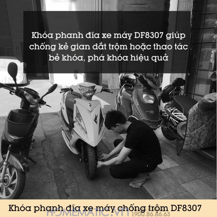 Khóa Phanh đĩa Xe Máy