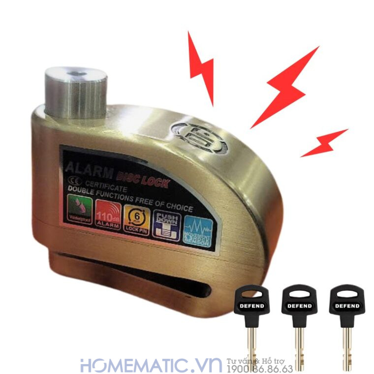 Khóa Phanh đĩa Xe Máy