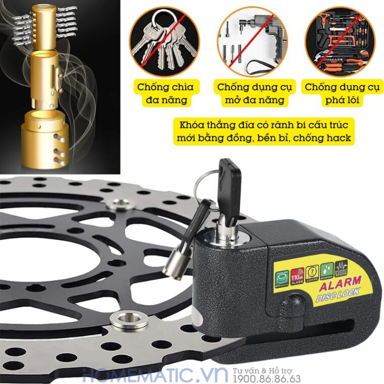 Khóa Thắng đĩa trang bị rãnh bi chống dò, bẻ khóa Khóa Thắng đĩa trang bị rãnh bi chống dò, bẻ khóa