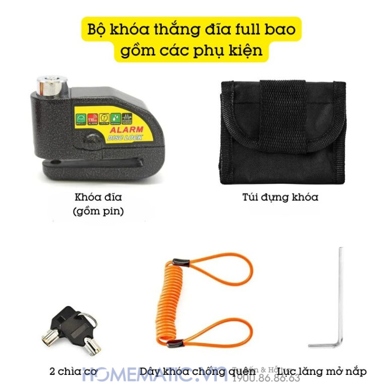 Khóa Thắng đĩa bộ full