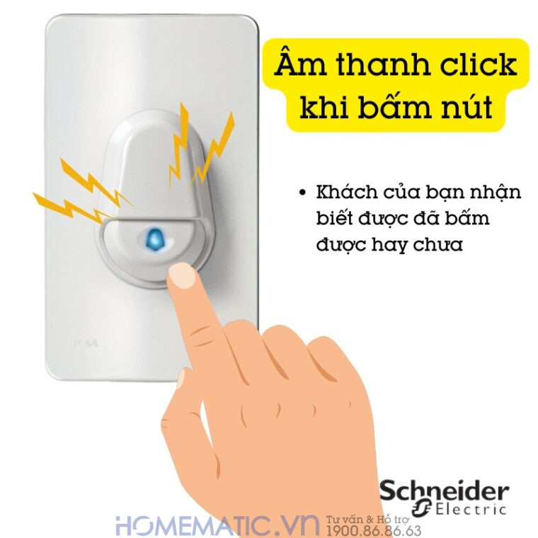 Nút Nhấn Chuông âm thanh khi bấm nút