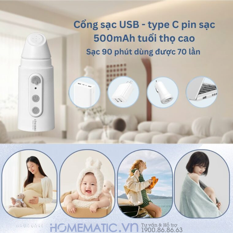Vòi Xịt Di động Cầm Tay Mini Vệ Sinh đít 3 Tốc độ Pe01301