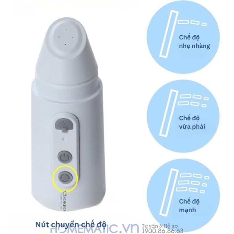 Vòi Xịt Di động Cầm Tay Mini Vệ Sinh đít 3 Tốc độ Pe01301