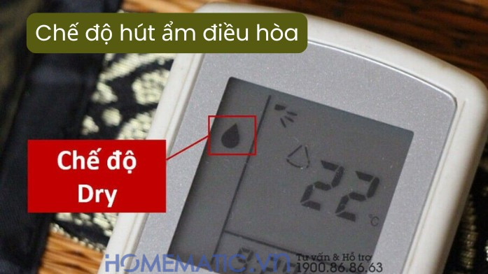 Chế Độ Hút Ẩm Điều Hòa: chế độ dry