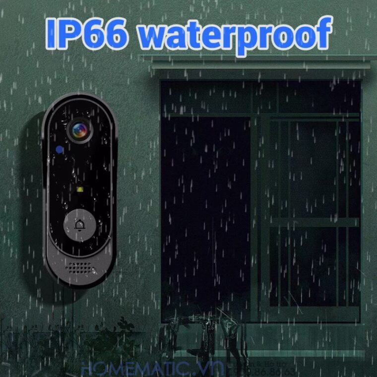 Chuông Cửa Có Hình Không Dây X8 tiêu chuẩn chống nước