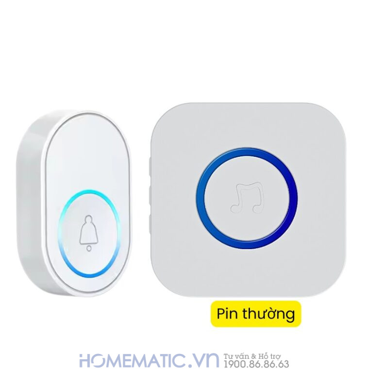 Chuông Không Dây Loa Chuông Dùng Pin, Hỗ Trợ Cổng Nguồn Usb Qx01