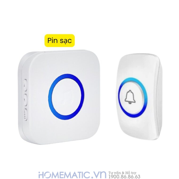 Chuông Không Dây Loa Chuông Dùng Pin, Hỗ Trợ Cổng Nguồn Usb Qx01