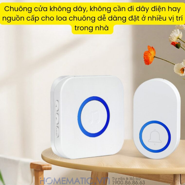 Chuông Không Dây Loa Chuông Dùng Pin, Hỗ Trợ Cổng Nguồn Usb Qx01 Chuông Không Dây Loa Chuông Dùng Pin, Hỗ Trợ Cổng Nguồn Usb Qx01