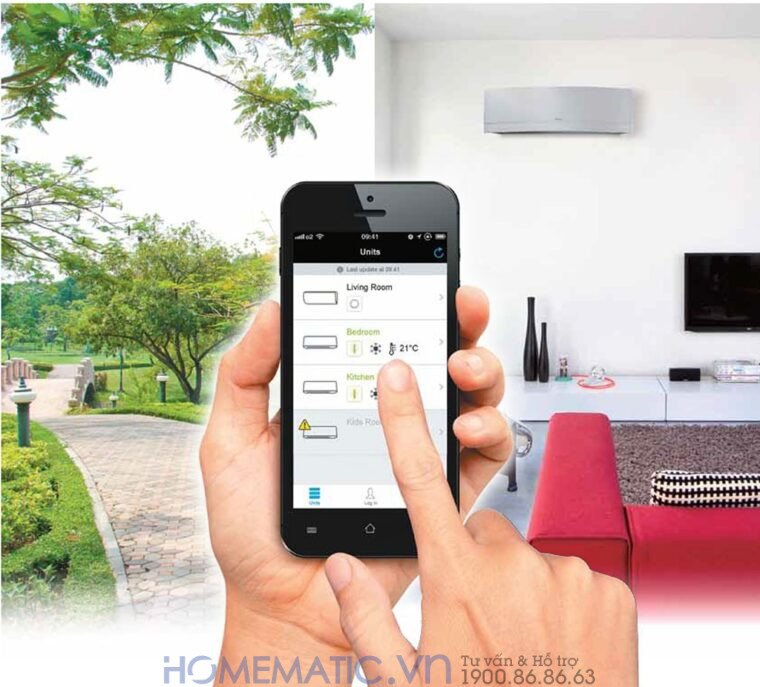 Điều Khiển điều Hòa Bằng điện Thoại