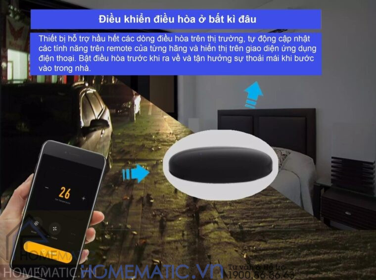 Điều Khiển điều Hòa Bằng điện Thoại