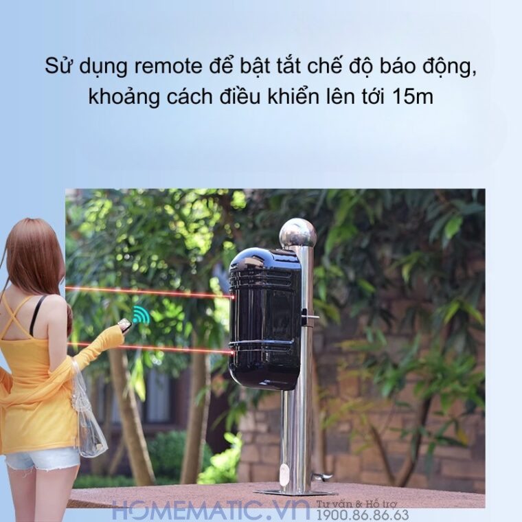 Bộ Báo động Hàng Rào Hồng Ngoại Không Dây Chống Trộm Eskit-abt