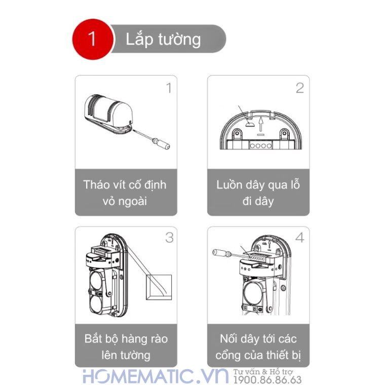 Chuông Báo Khách Cho Cửa Hàng Hồng Ngoại 2 Tia Khoảng Cách Xa Mspir01(4)