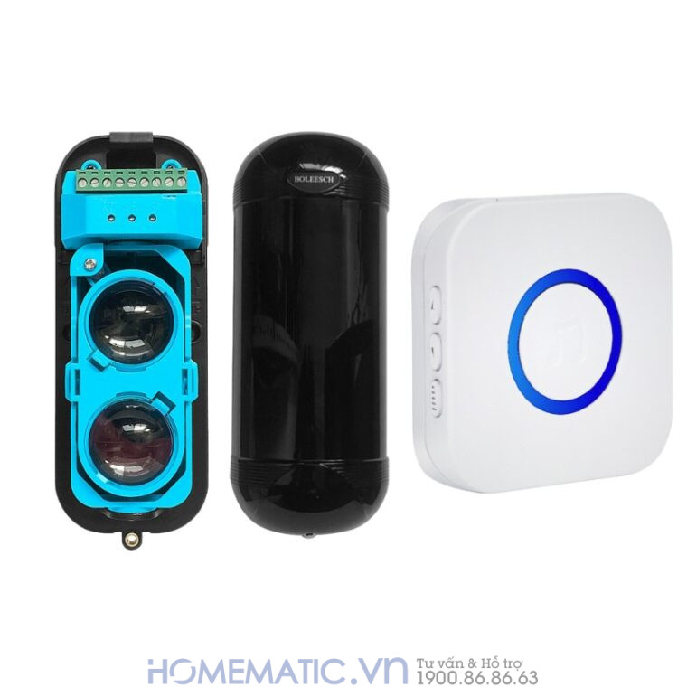 Chuông Báo Khách Cho Cửa Hàng Hồng Ngoại 2 Tia Khoảng Cách Xa Mspir01(4) bộ 1 cảm biến 1 loa